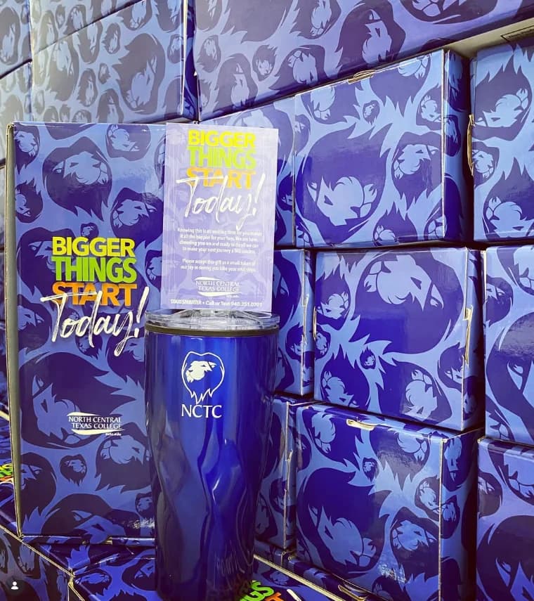 NCTC welcome kits, custom boxes and tumblers