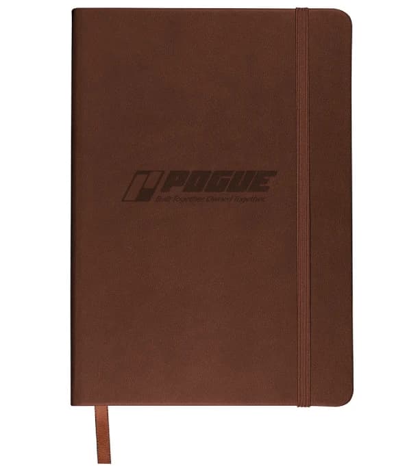 Pogue debossed leather journal